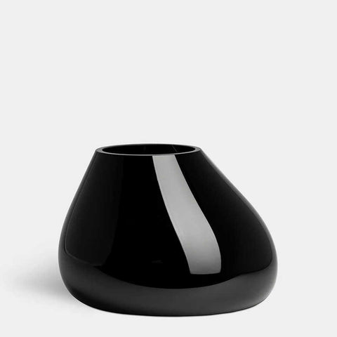 EBON Ebon Vase Black Medium by Orrefors