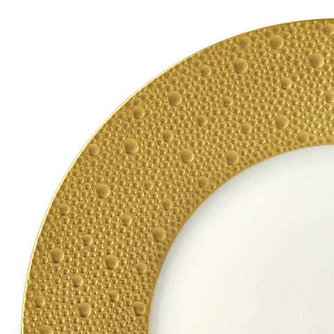 Ecume Gold  Cake Platter Rectangular - 15 In. -   by Bernardaud