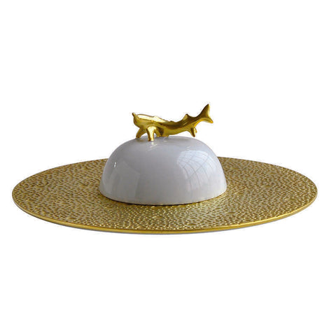Ecume Gold Caviar Set by Bernardaud