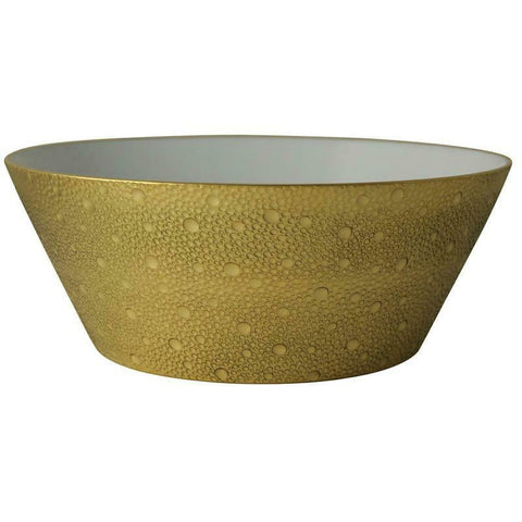 Ecume Gold  Salad Bowl - 8 In. -   by Bernardaud