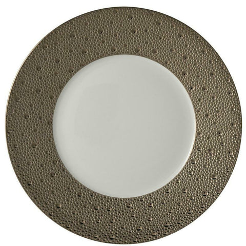 Ecume Platinum  Dinner Plate by Bernardaud