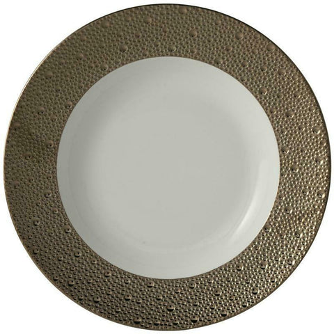 Ecume Platinum  Rim Soup - 9 In. by Bernardaud