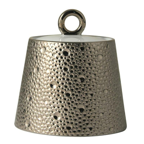 Ecume Platinum  Sugar Bowl  by Bernardaud