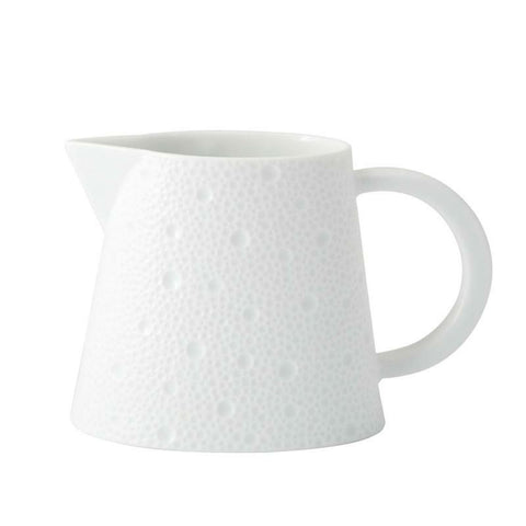Ecume White  Creamer by Bernardaud
