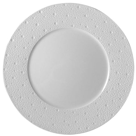 Ecume White  Service Plate 11.6in by Bernardaud