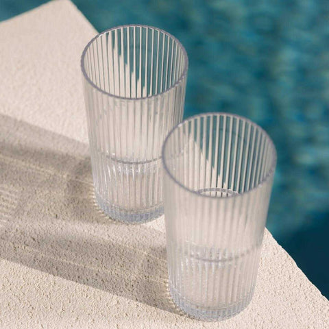 Edition Highball 14oz Set Of 4 Clear by Drinique