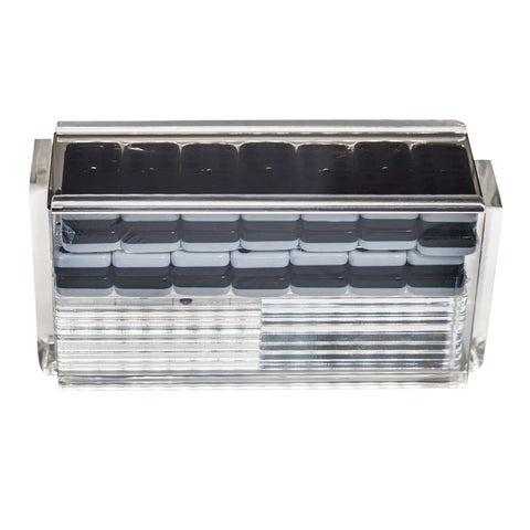 El Catire Domino Smoke Set With Racks by Luxe Dominoes