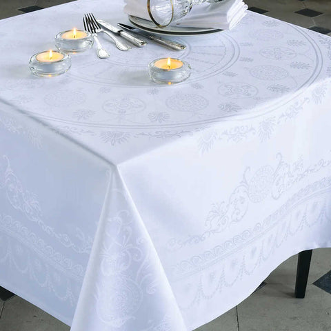 Eloise Diamant Tablecloth Round by Garnier Thiebaut