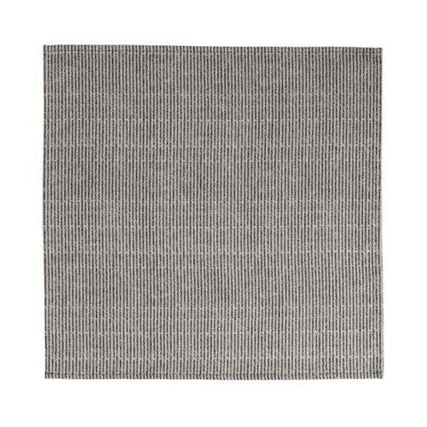 Empreintes Rayures - Black Napkin by Le Jacquard Francais
