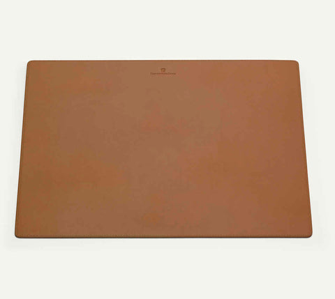 Epsom Desk Cognac Desk Pad Smooth by Graf Von Faber Castell