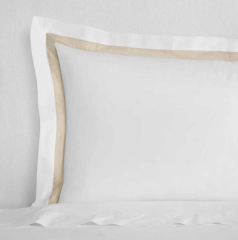 Estate White/Sand Boudoir Sham by Sferra