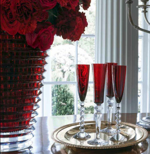 Eye Vase Oval 420 Red by Baccarat