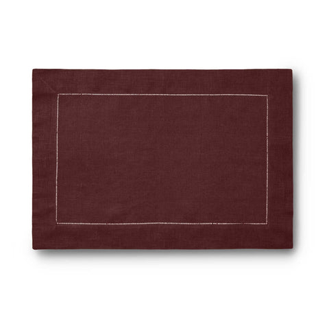 Festival Chocolate - Set Of Four Placemats by Sferra