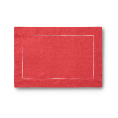 Festival Poppy - Set Of Four Placemats by Sferra