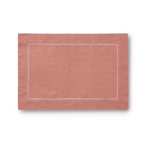 Festival Salmon - Set Of Four Placemats by Sferra