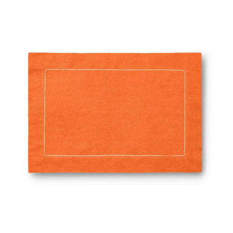 Festival Tangerine - Set Of Four Placemats by Sferra
