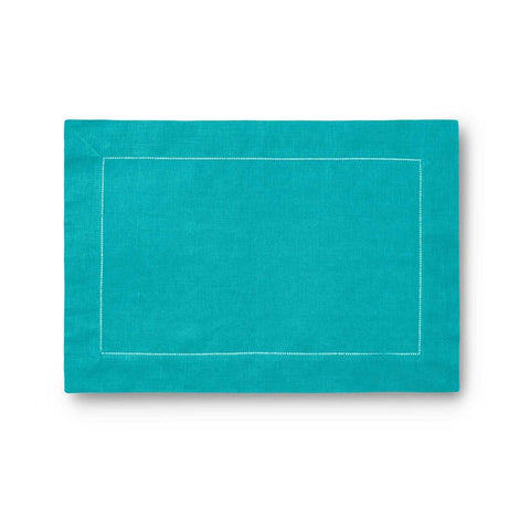 Festival Teal - Set Of Four Placemats by Sferra