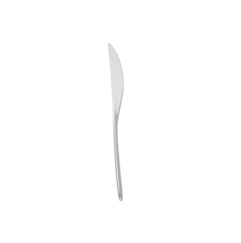 Forma Mirror Dessert Knife Solid Handle by Mepra