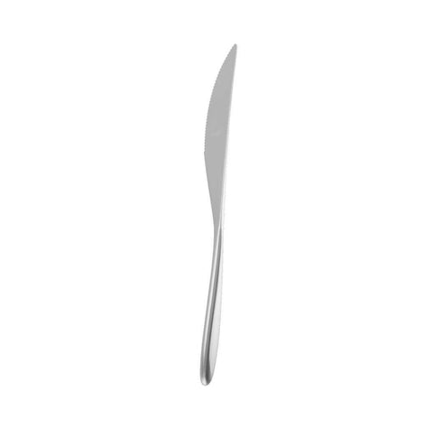 Forma Mirror Table Knife Solid Hand. by Mepra