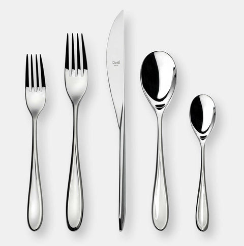 Forma Stainless Ice 5 Pcs Place Setting by Mepra