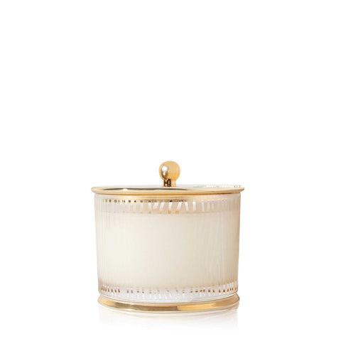 Frasier Fir Gilded Medium Poured Candle, Frosted Wood Grain by Thymes