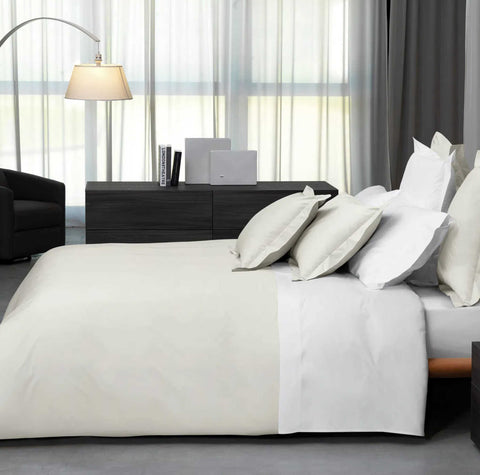 Gemma Percale Ivory King Sheet Set by Signoria