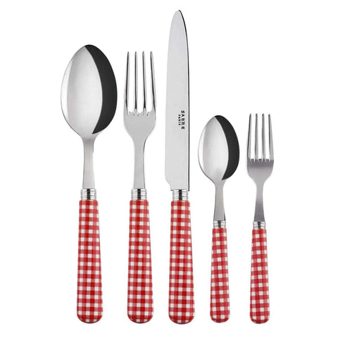 Gingham Red 5 PCS by Sabre