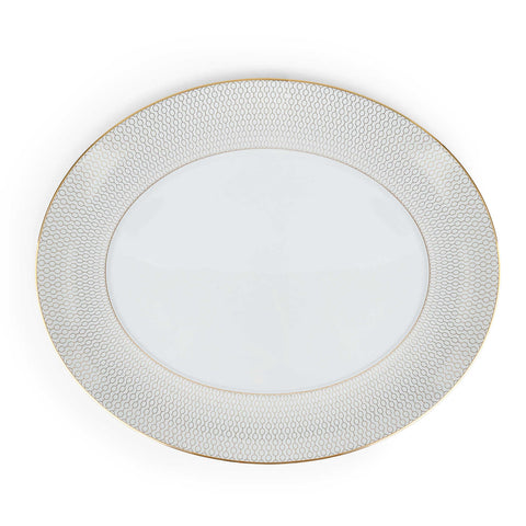 Gio Gold Oval Platter by Wedgwood