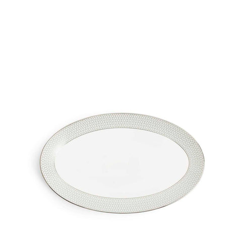 Gio Platinum Oval Dish by Wedgwood