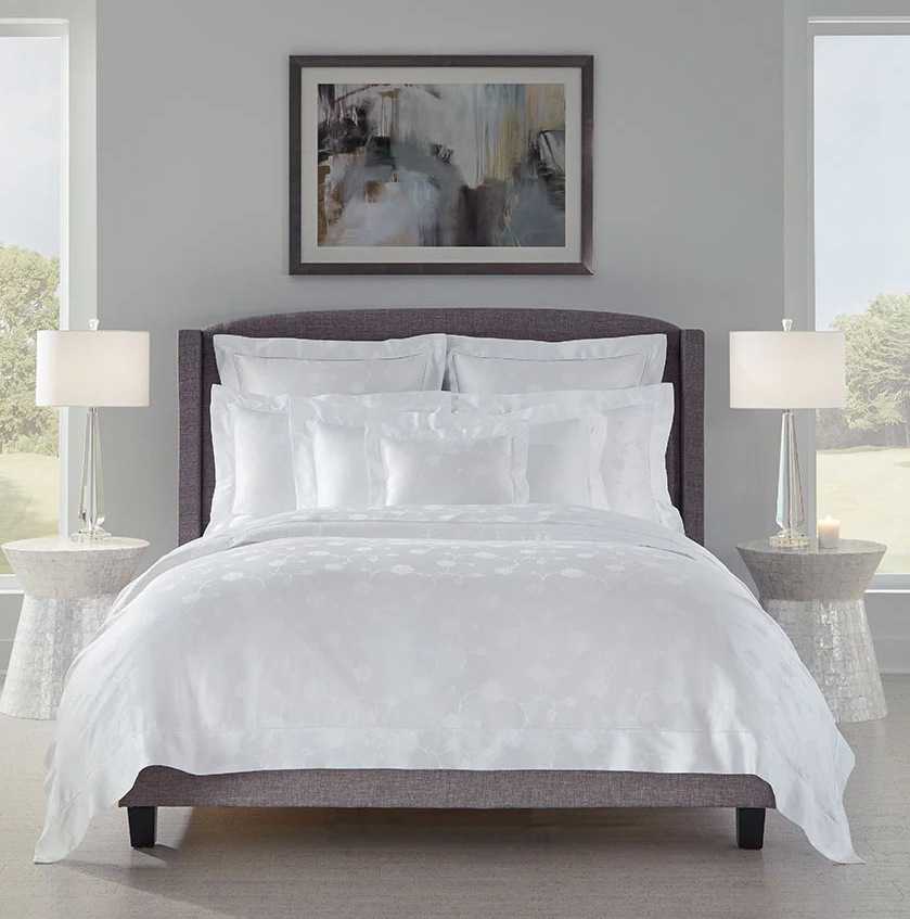 Giza 45 Jacquard White  by Sferra