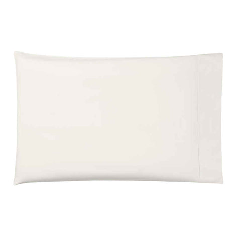 Giza 45 Percale Ivory King Pillowcase Pair by Sferra