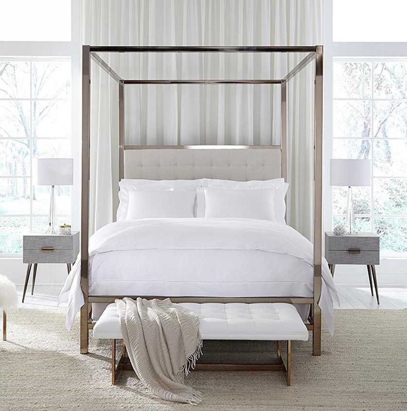 Giza 45 Sateen White  by Sferra