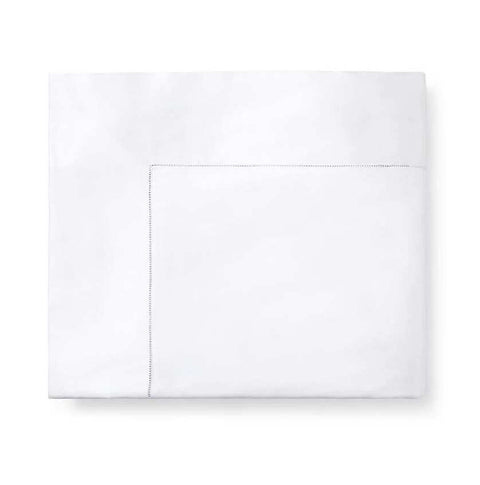Giza 45 Sateen White King Duvet Cover by Sferra