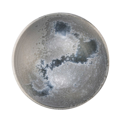 Glaze B White & Soft Blue Medium Deep Bowl (#10) by KH Wurtz