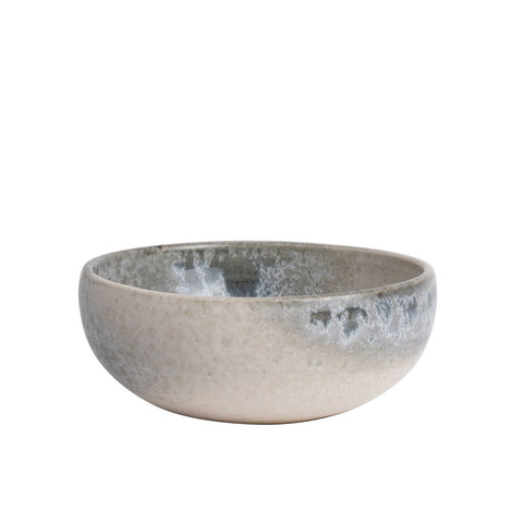 Glaze B White & Soft Blue Small Bowl (#7) by KH Wurtz