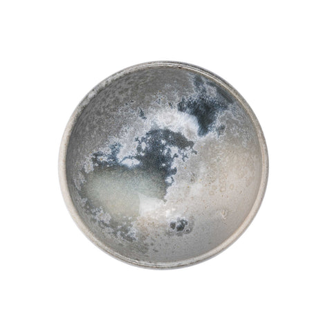 Glaze B White & Soft Blue Small Bowl (#7) by KH Wurtz