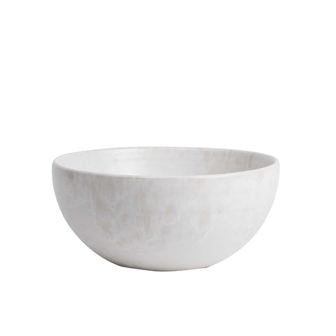 Glaze I Ivory White Medium Deep Bowl (#10) by KH Wurtz