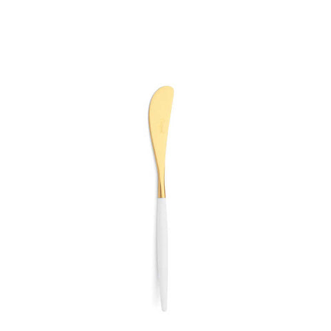 Goa White Gold Butter Knife by Cutipol