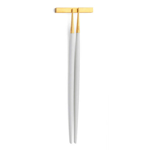 Goa White Gold Chopstick Set by Cutipol