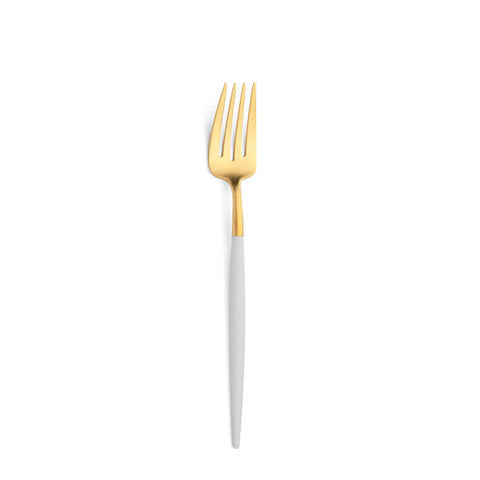Goa White Gold Fish Fork by Cutipol