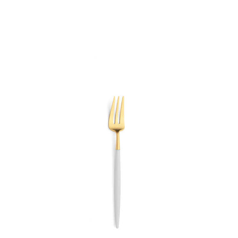 Goa White Gold Pastry Fork by Cutipol