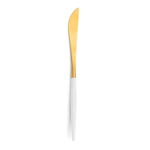 Goa White Gold Steak Knife by Cutipol