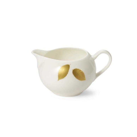 Gold Leaf Creamer Round by Dibbern