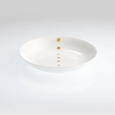Golden Pearls Pasta Plate Deep 26 Cm by Dibbern
