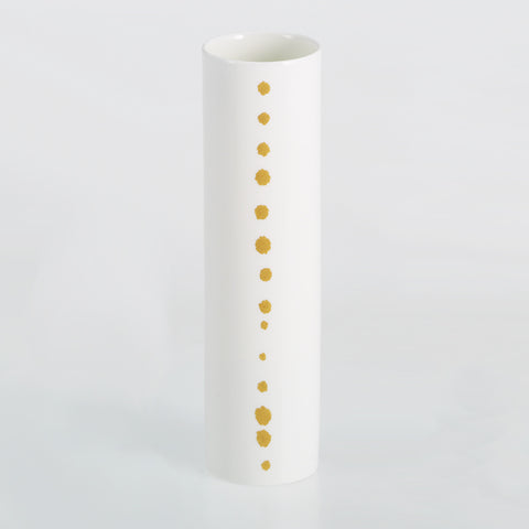 Golden Pearls Vase Cyl. 21 Cm by Dibbern