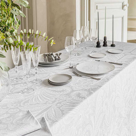 Grace Bicolores Perle Tablecloth by Garnier Thiebaut