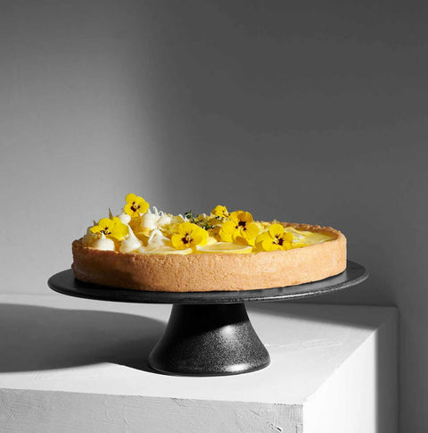 Grande                    Cake Plate, Black Iron by Asa Selection