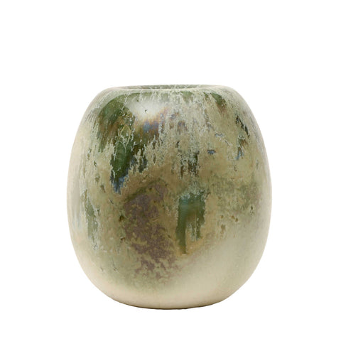 Green Round Vase by KH Würtz
