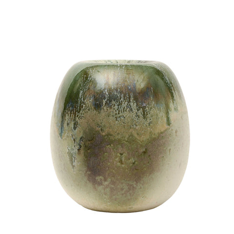 Green Round Vase by KH Würtz