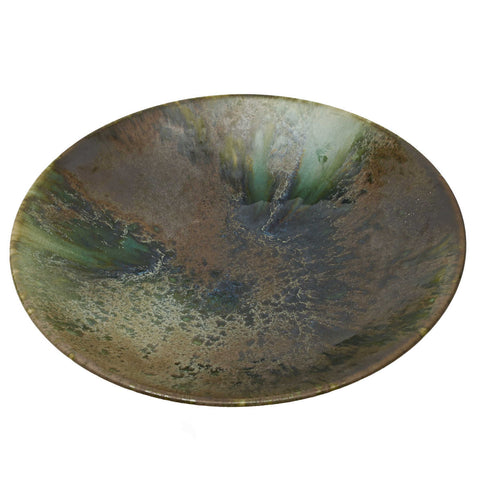 Green/Blue Bowl/Centerpiece  by Kh Würtz